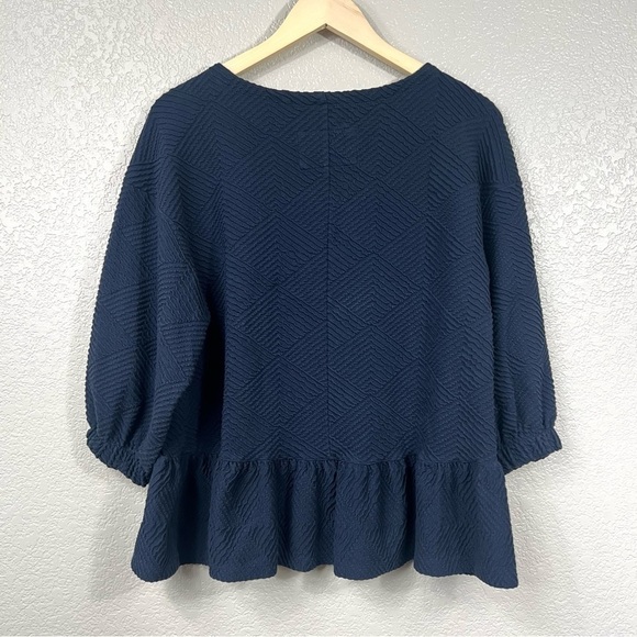 Anthropologie Maeve Mikayla Peplum Top - Picture 7 of 10